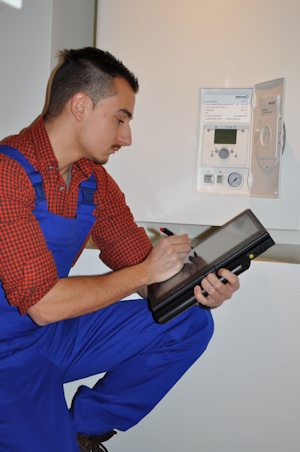 Kundendienst-Checkliste im Einsatz 